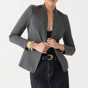 J. Crew Tall Going Out blazer stretch twill H2791 Gray 8T 8